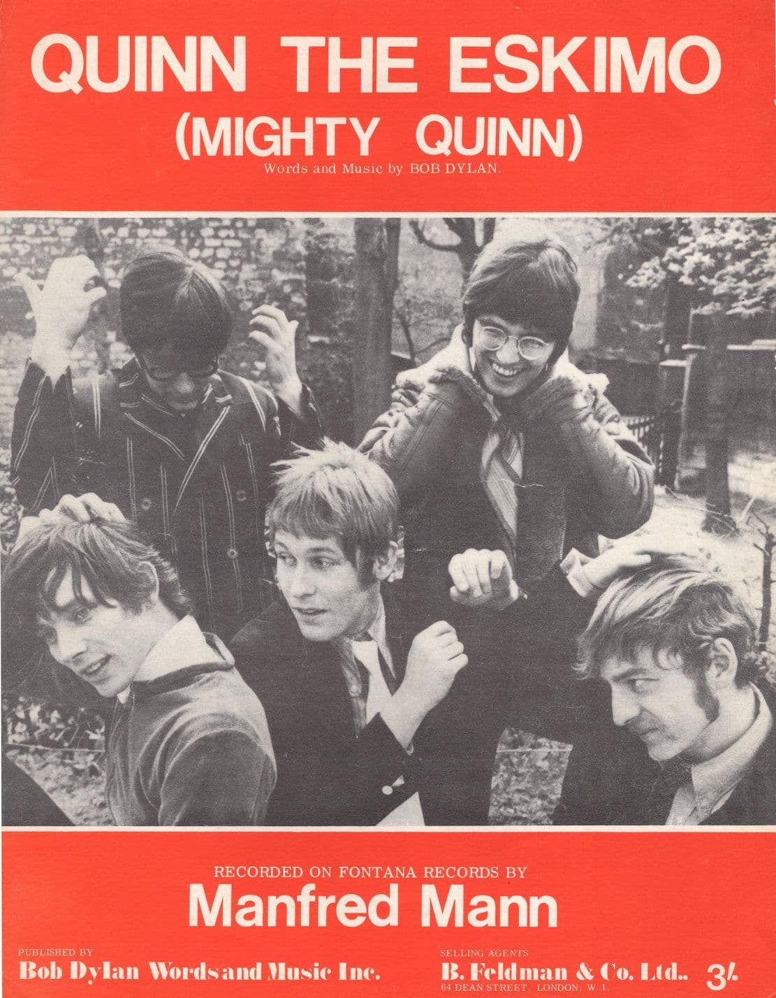 Manfred Mann Quinn The Eskimo Sheet Music