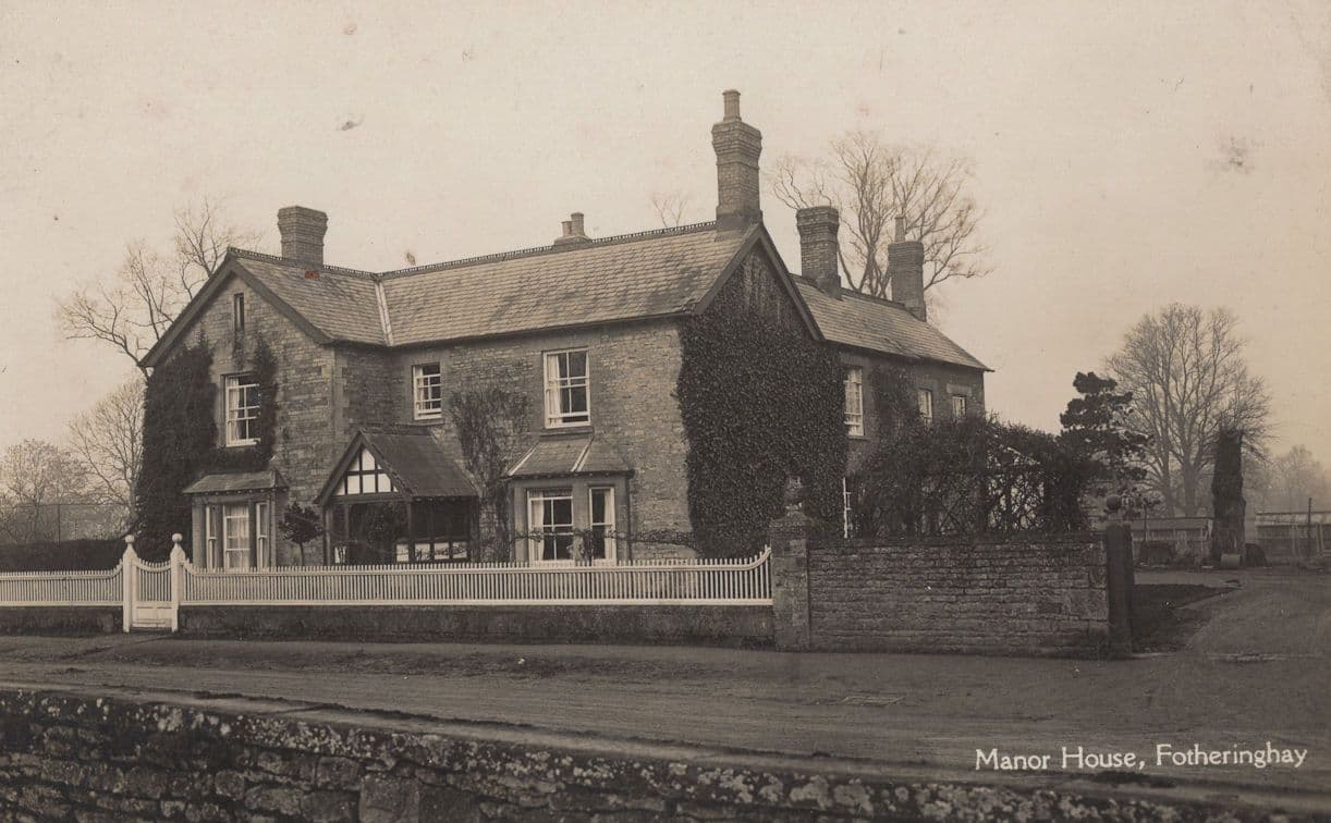 Manor House Fotheringhay Northampton Antique RPC Postcard