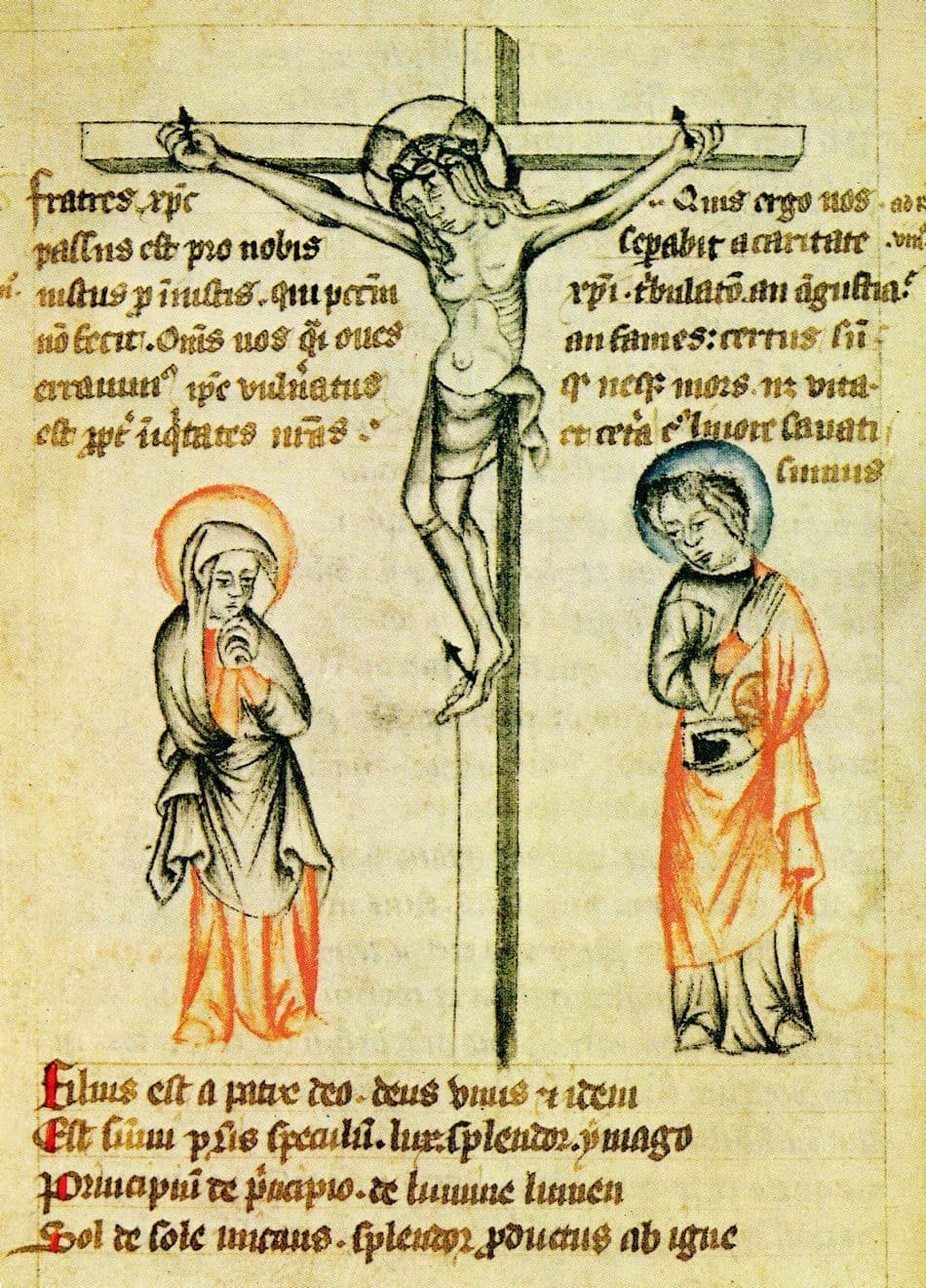 Manuscrits Du Mont Crucifixion Saint Michel French Postcard