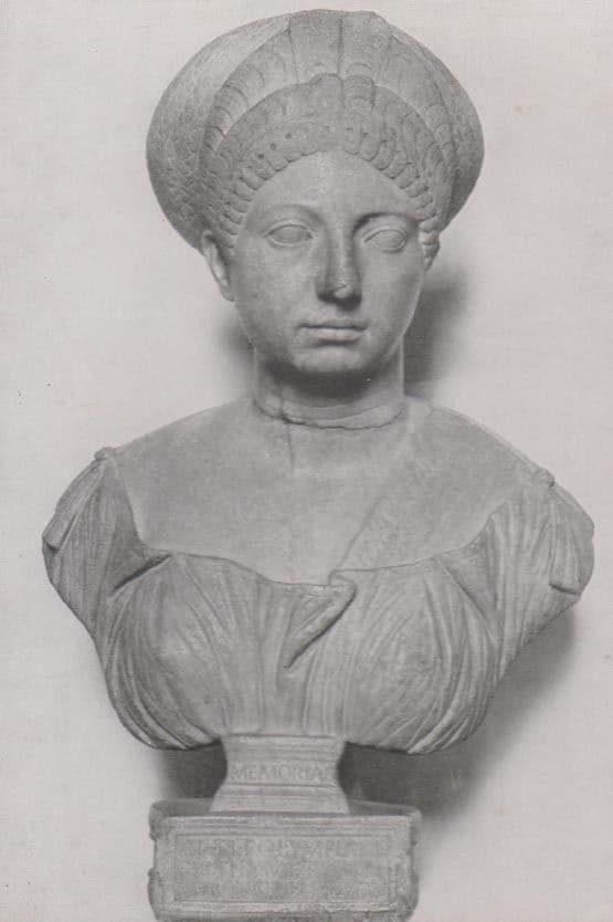 Marble Bust Of Claudia Olympias Roman Vintage Rare Sculpture Postcard