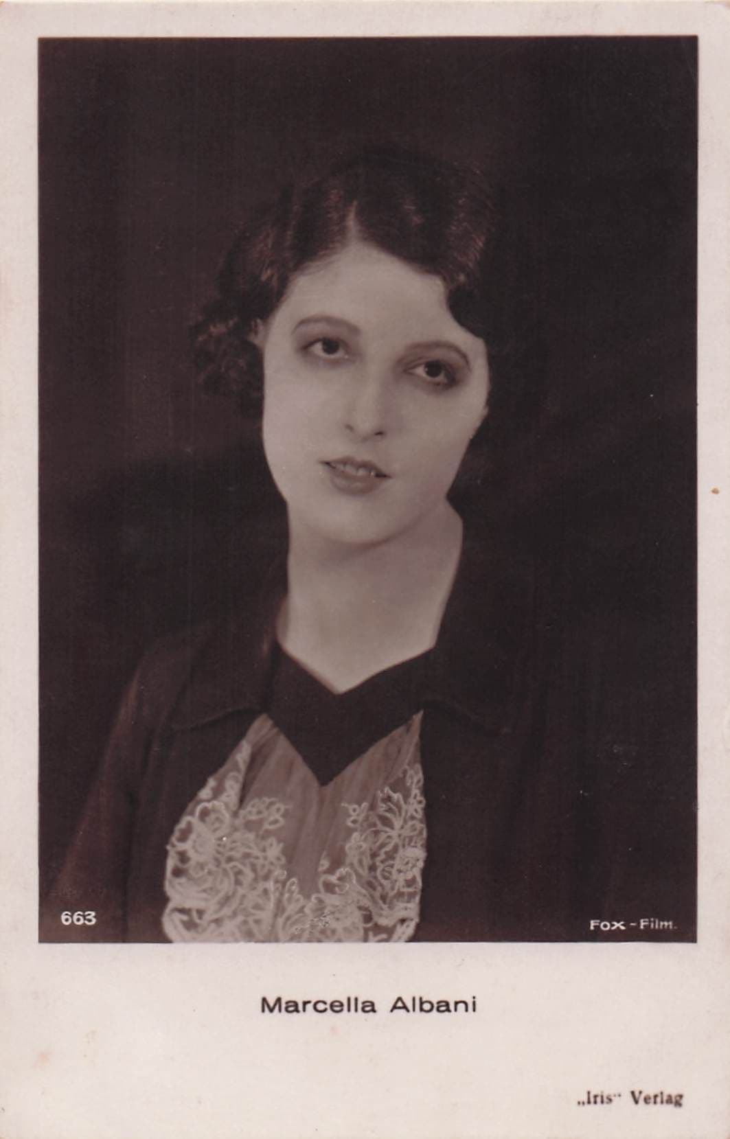 Marcella Albani Italian Old Film Actress Writer RPC German Postcard