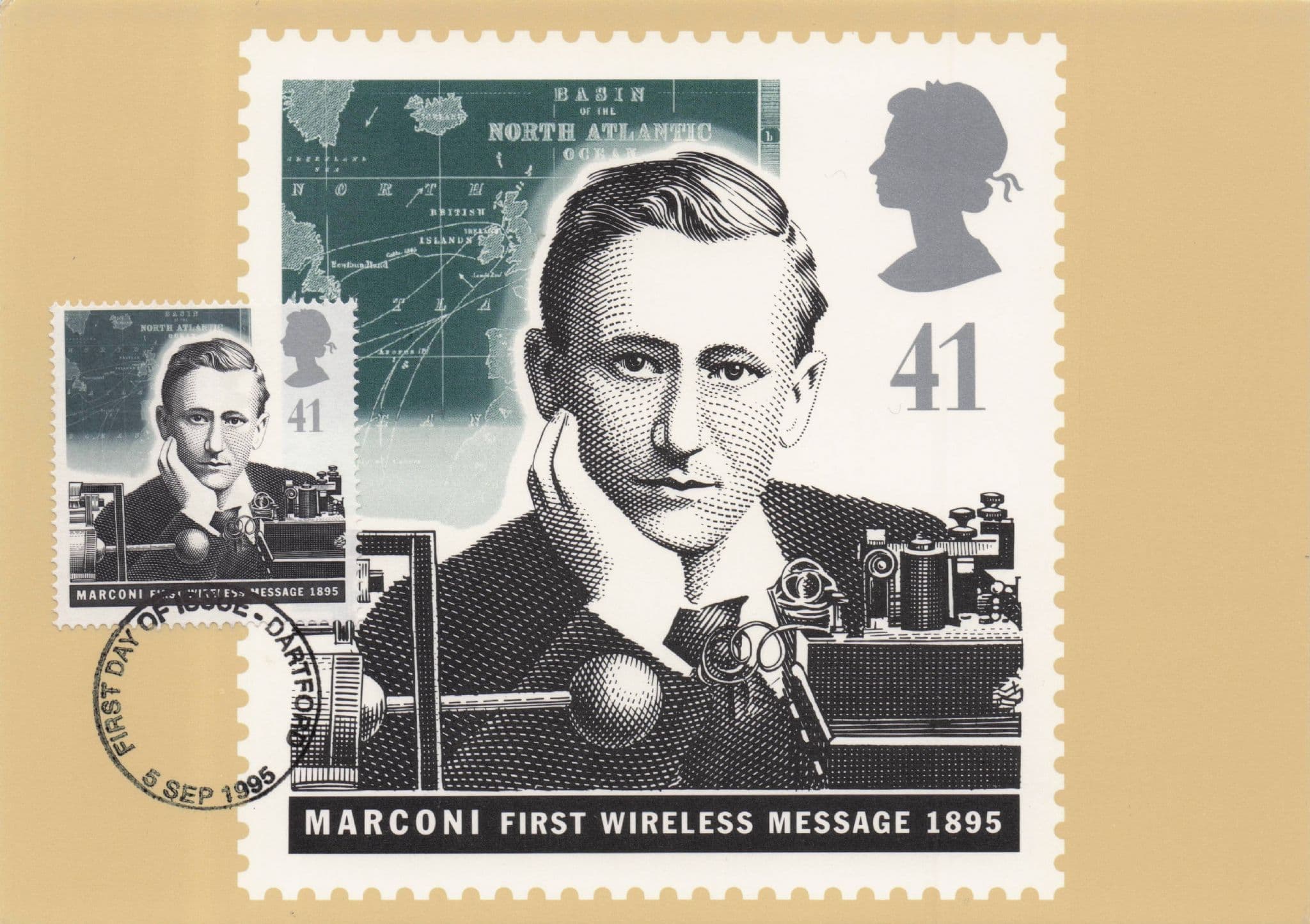 Marconi First Victorian 1800s Wireless Radio Message Rare FDC Postcard