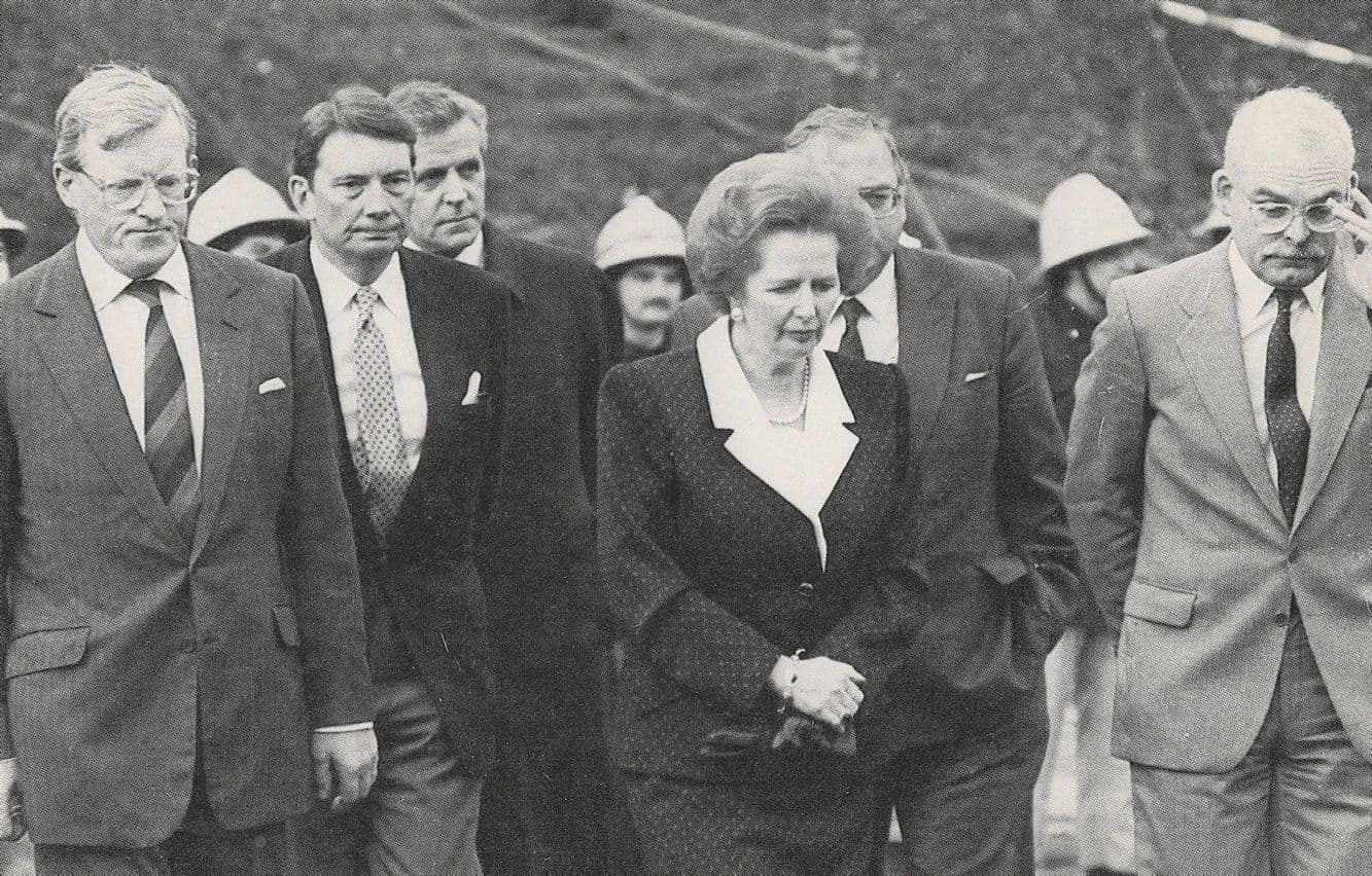 Margaret Thatcher Tom King Paul Channon David Ashby 1989 Postcard