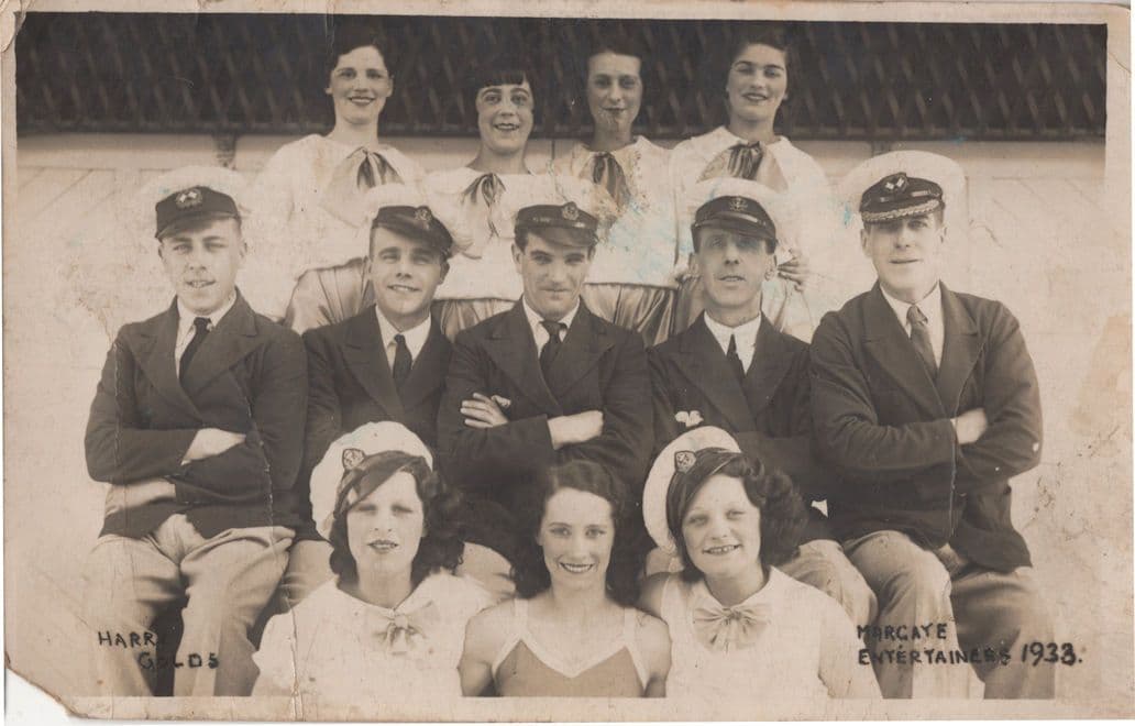Margate Pre WW2 Navy Kent Real Photo War Military RPC Worn Postcard