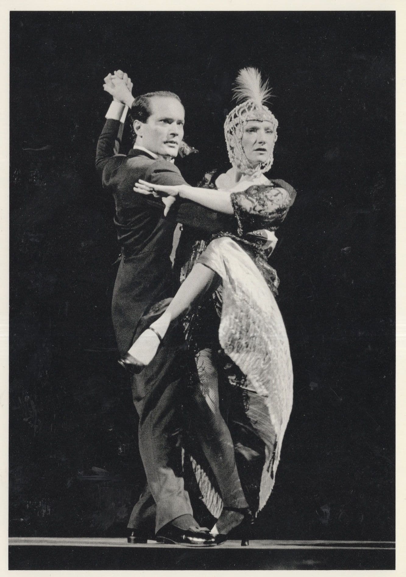 Maria & Carlos Rivarola Italian Ballroom Argentina Tango Dancer Postcard