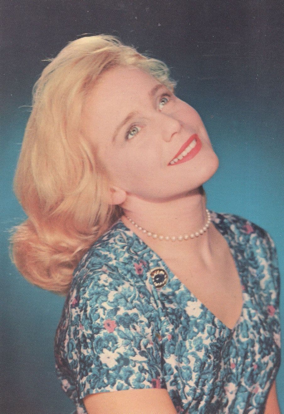 Maria Schell Swiss Cannes Film Actress Rare Photo Postcard