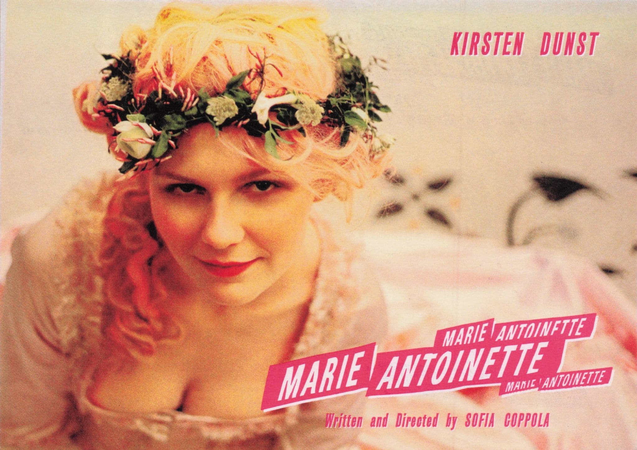 Marie Antoinette Kirsten Dunst Sexy Film Rare Poster Postcard