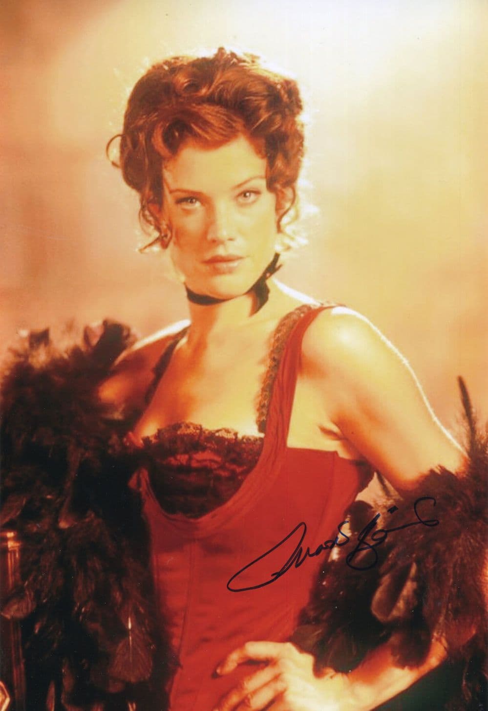 Marie Baumer German Actress Stunning Large 12x8 Hand Signed Photo