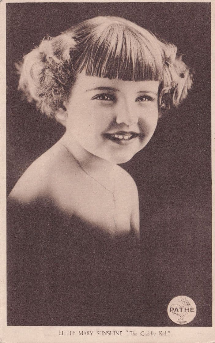 Marie Osborne Little Mary Sunshine Child Film Star Postcard