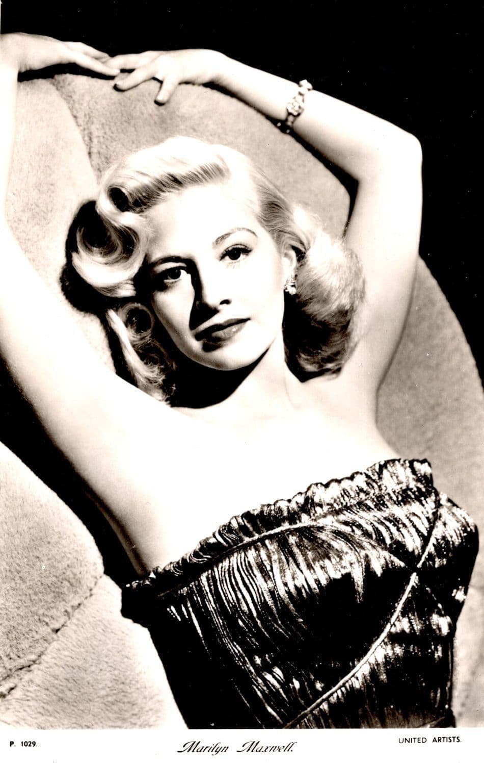 Marilyn Maxwell United Artists P1029 RARE Vintage Photo Card