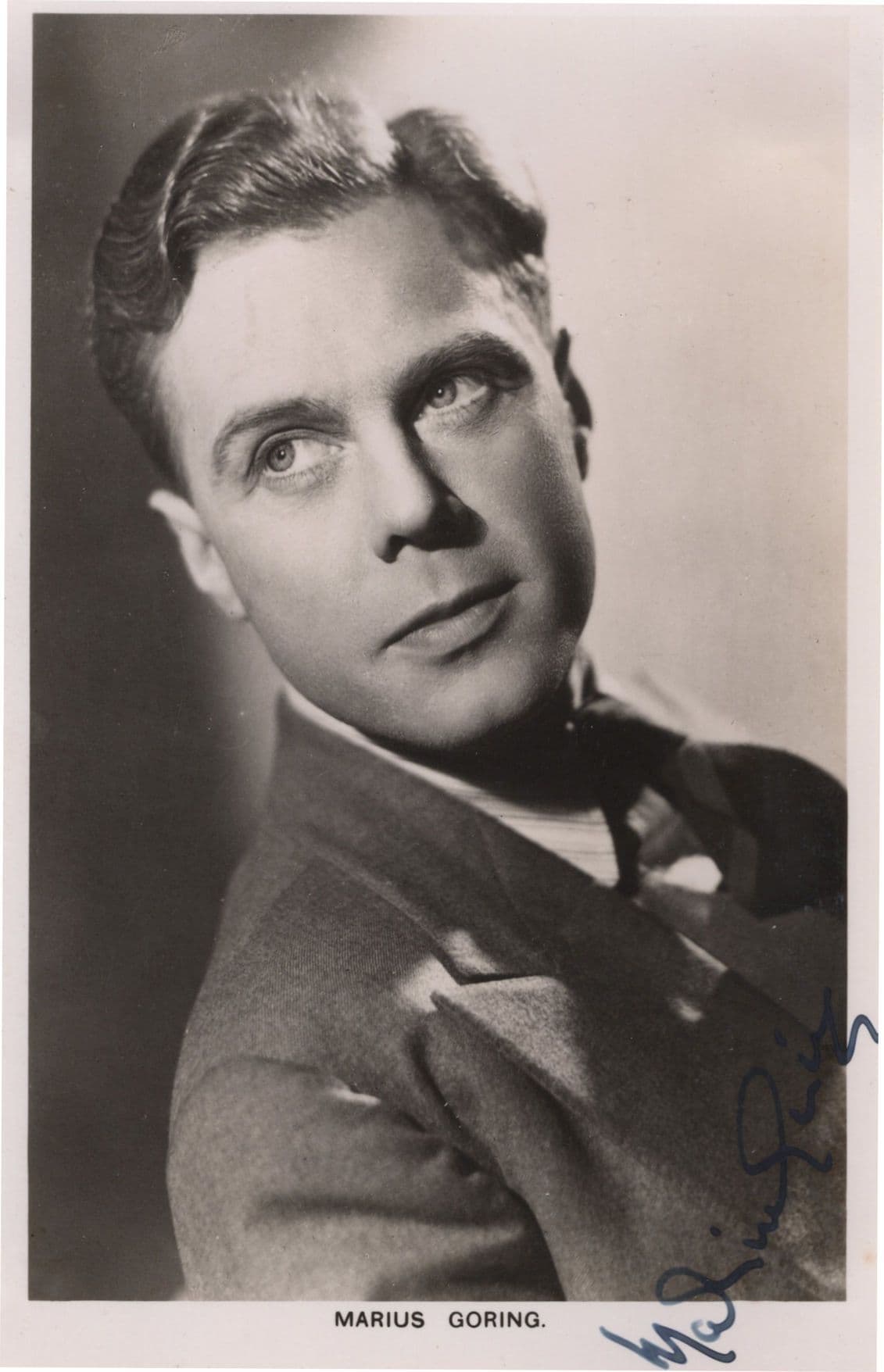 Marius Goring The Red Shoes Antique Hand Signed Photo