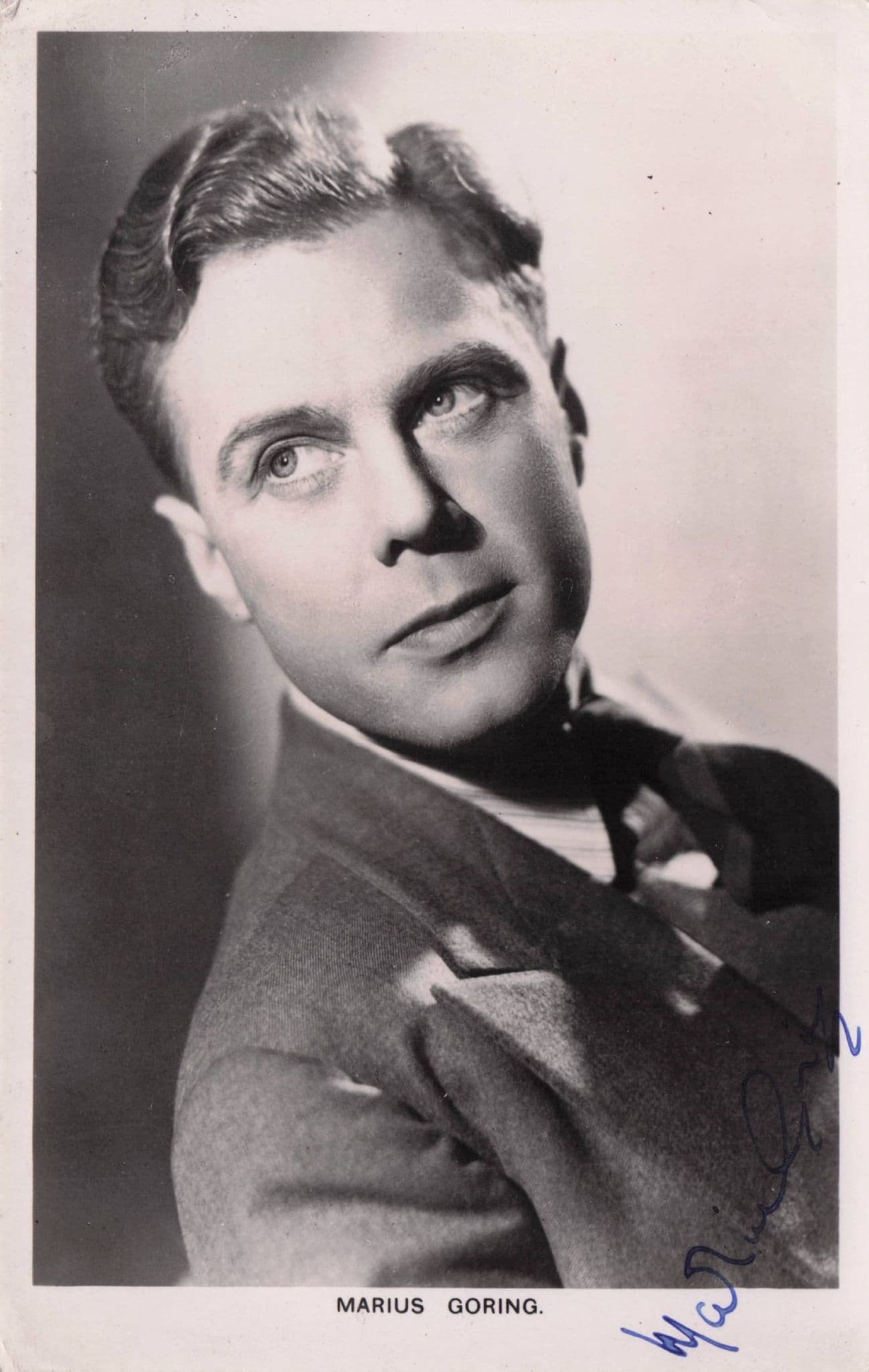 Marius Goring The Red Shoes Scarlet Pimpernel Hand Signed Photo