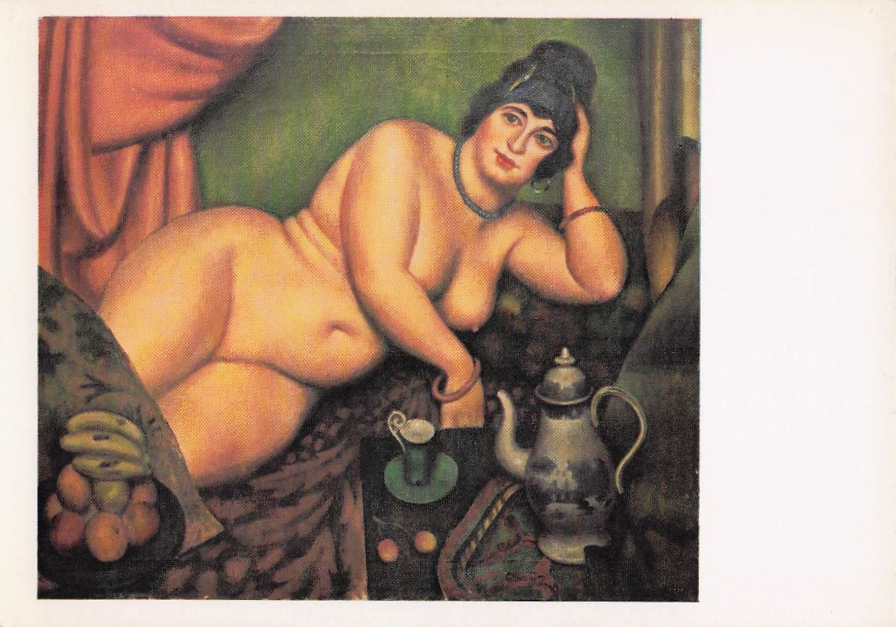 Mark Gertler Queen Of Sheba Tate Gallery Painting Postcard