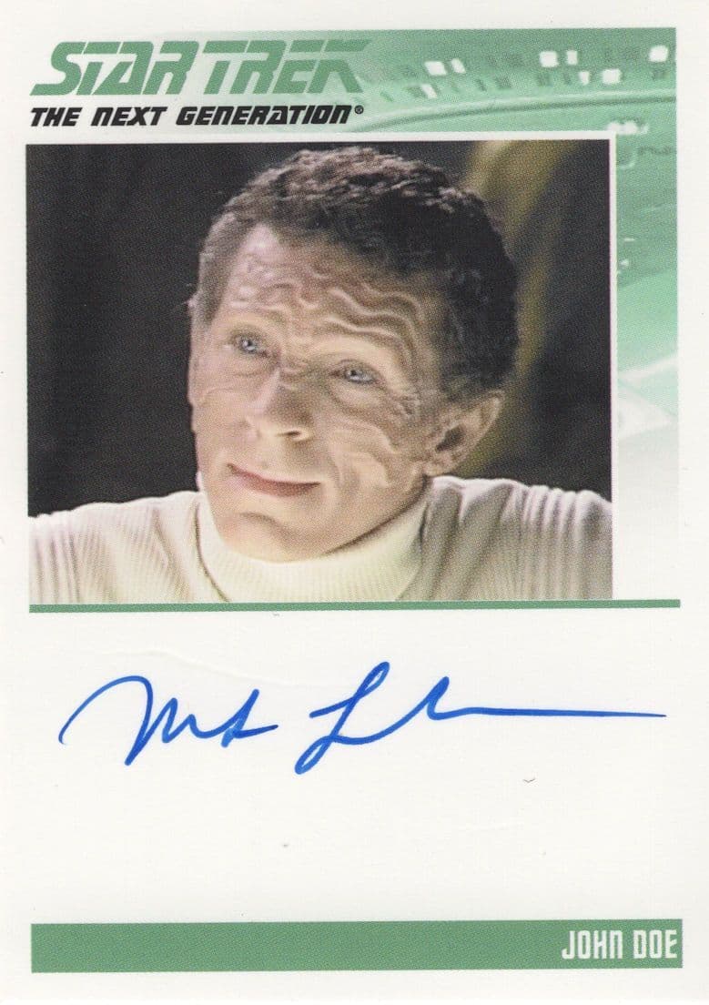 Mark La Mura Star Trek Hand Signed Trading Autograph Card
