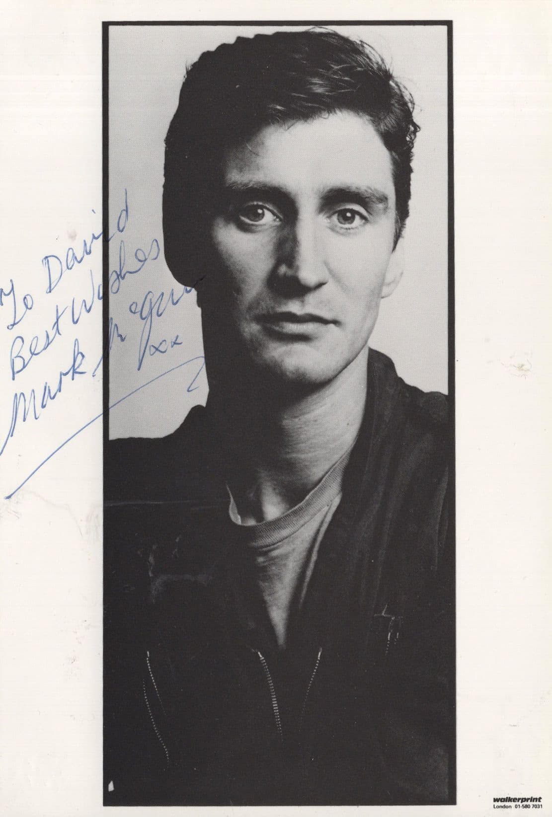 Mark McGann Scully The Hanging Gale Hand Signed Photo