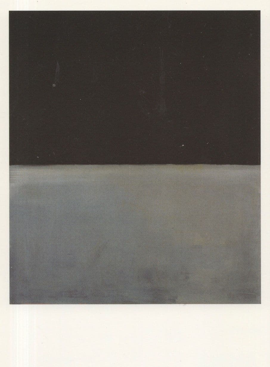 Mark Rothko Untitled Painting From 1969 Tate Gallery Postcard