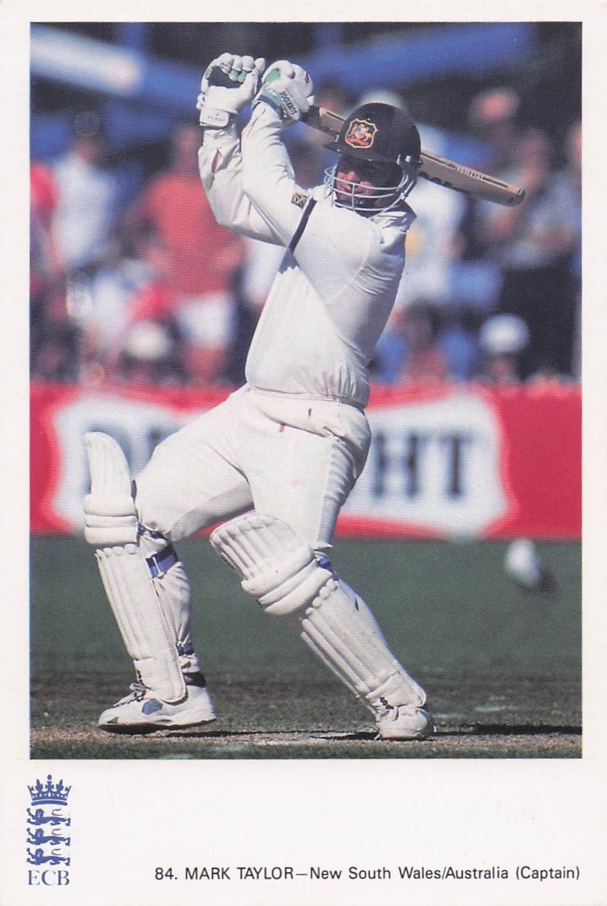 Mark Taylor New South Wales Australia TCCB Classic Cricket Photo Postcard