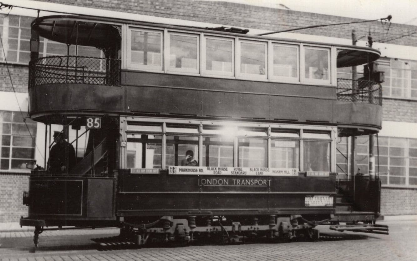 Markhouse Road Walthamstow Number 85 Bus Transport Vintage Photo