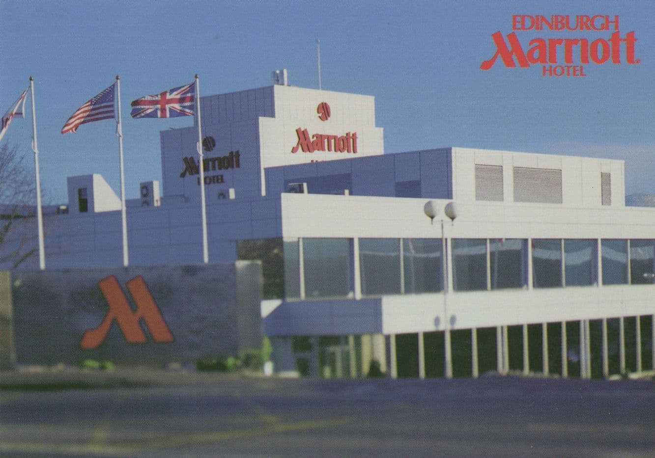 Marriott Hotel Edinburgh Magnificent Rare Scottish Postcard