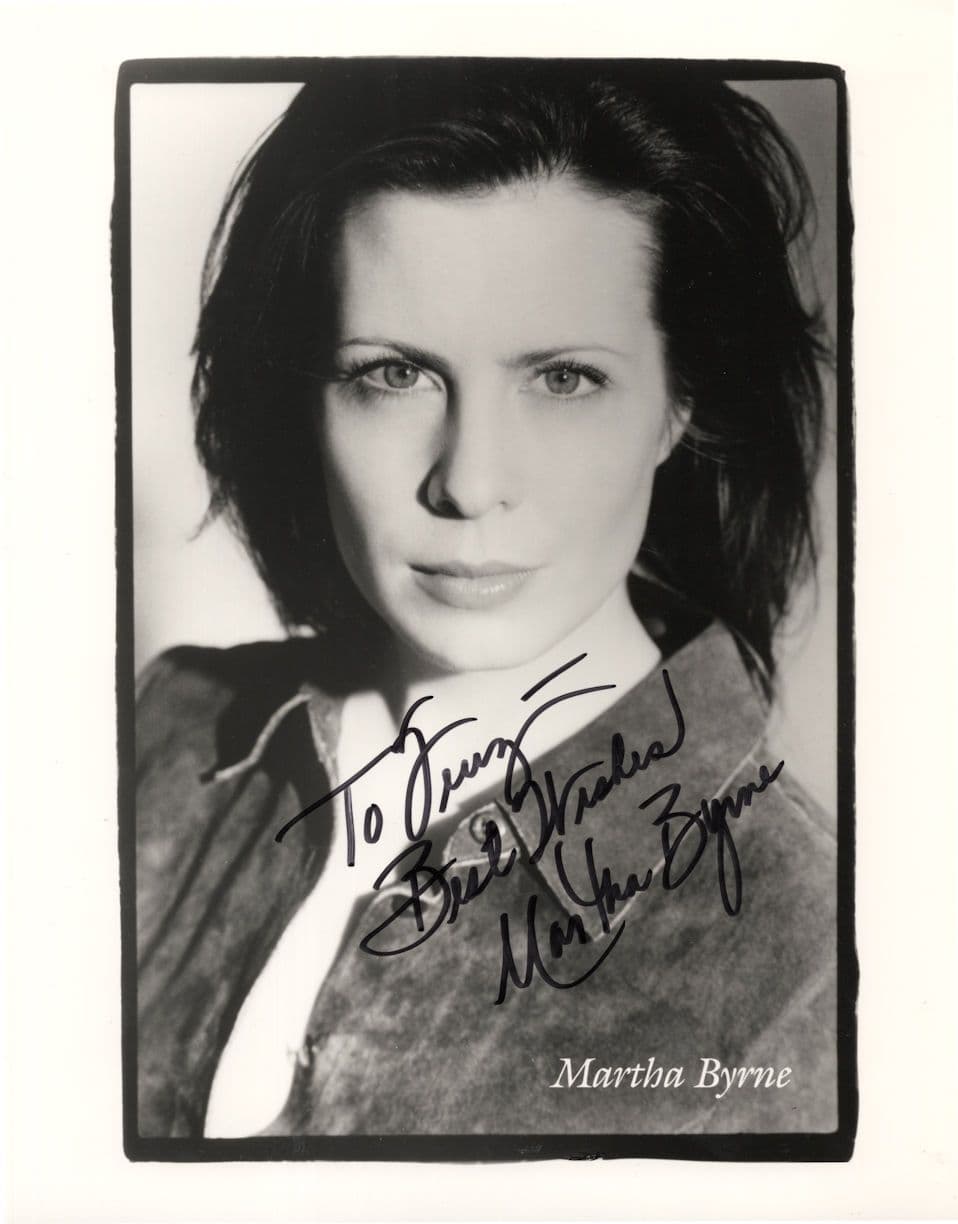 Martha Byrne As The World Turns 10x8 Hand Signed Photo