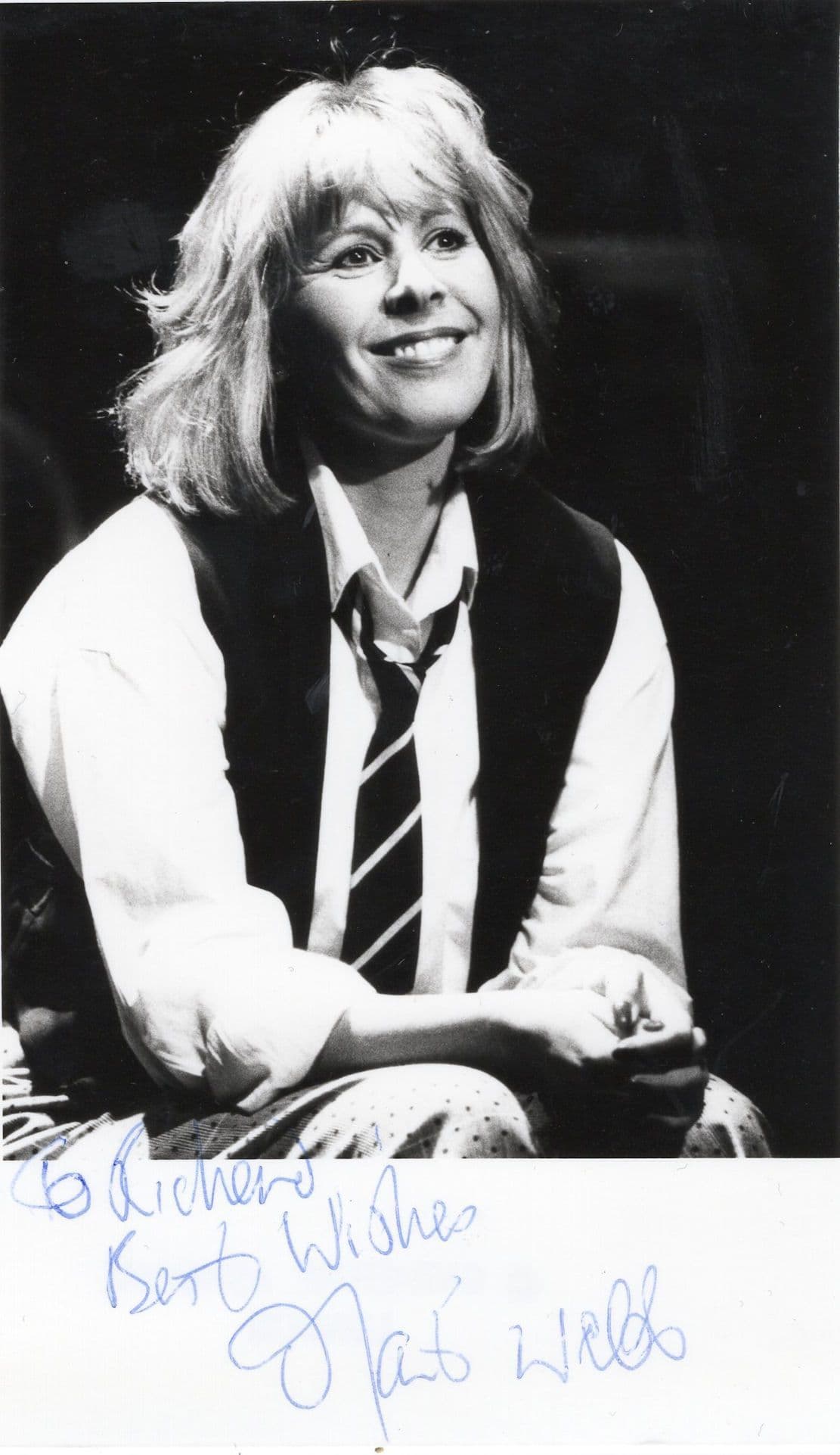 Marti Webb Evita Tell Me On A Sunday Vintage Hand Signed Photo