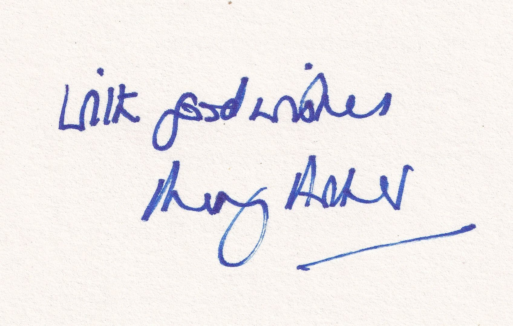 Mary Archer Solar Power Scientist Hand Signed Card + Photo Ephemera