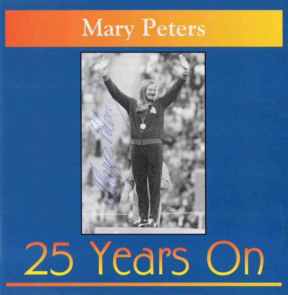 Mary Peters Olympic Games Athletics Hand Signed Autograph