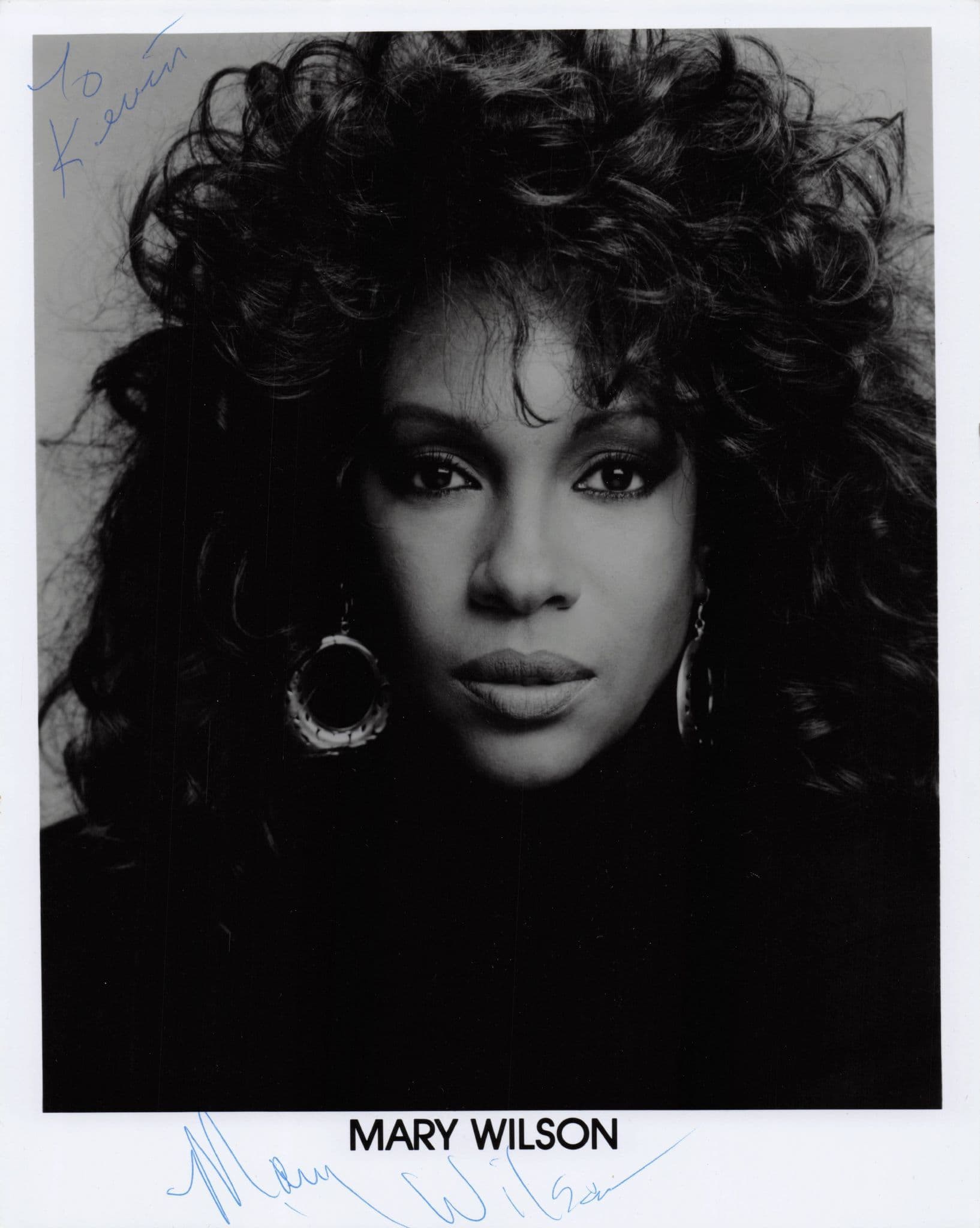 Mary Wilson The Supremes Motown Singer 10x8 Hand Signed Photo