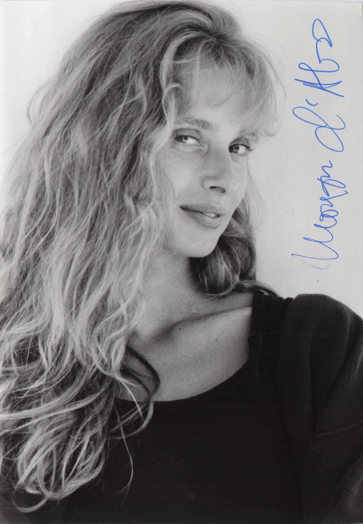 Maryan D'Abo James Bond Film Girl Hand Signed Photo