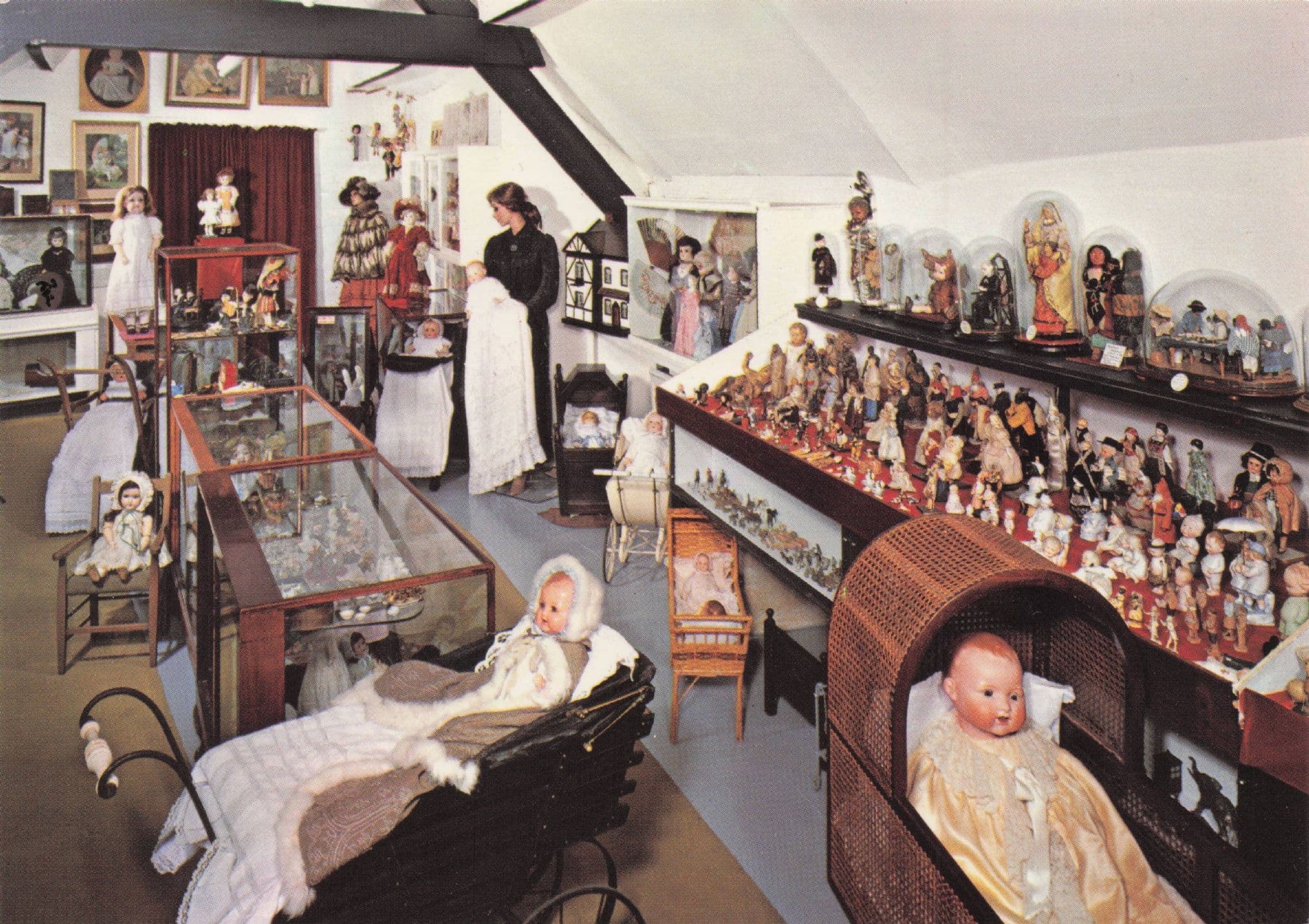 Masonic Antique Doll Collection Llandudno Wales Postcard