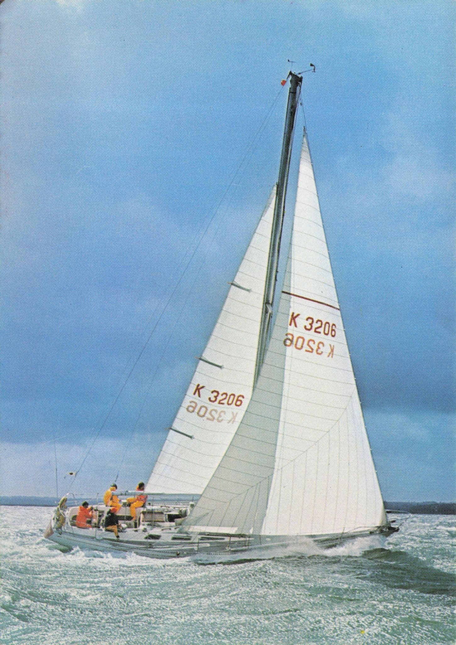 Matchmaker Swan 44 Racing Sailing Boat Southampton Postcard