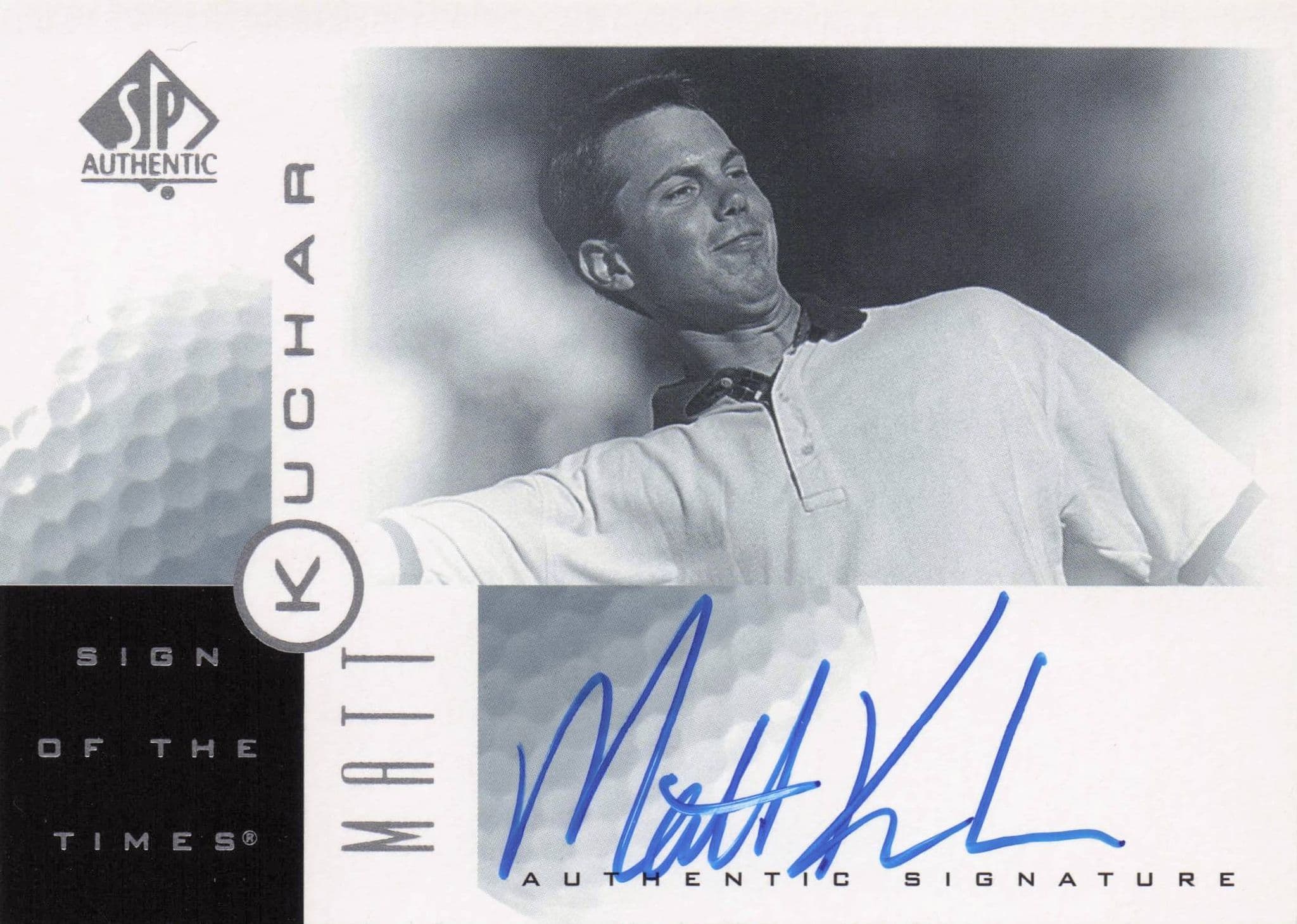 Matt Kuchar Sign Of The Times Hand Signed 2001 SP Golf Autograph Card