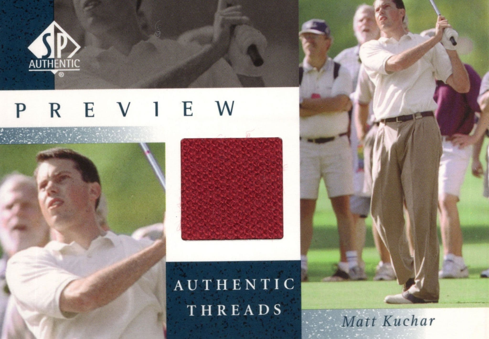 Matt Kuchar Upper Deck Worn Shirt Golf Tour Rare Limited Threads Card