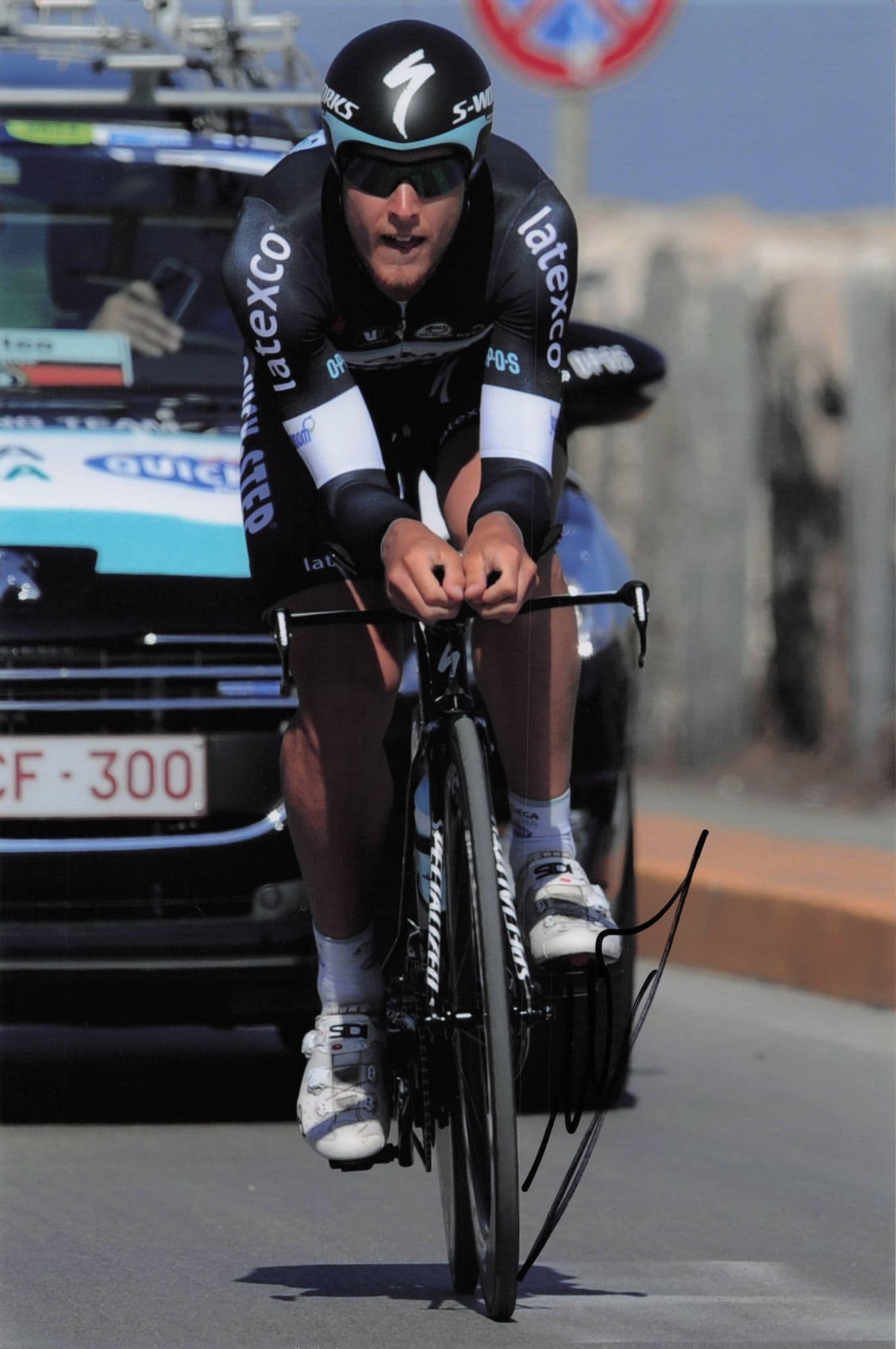 Matteo Trentin Italy Cycling Tirreno Adriatico Race 12x8 Hand Signed Photo
