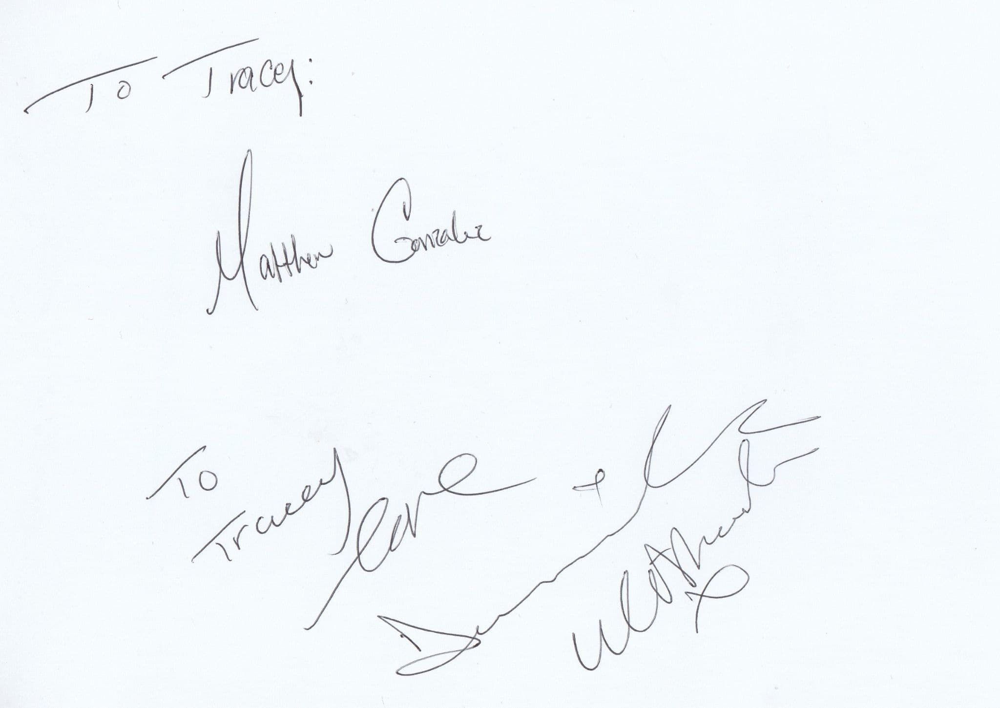 Matthew Gonzalez Dancing On Ice 2x Signature Autograph Photo