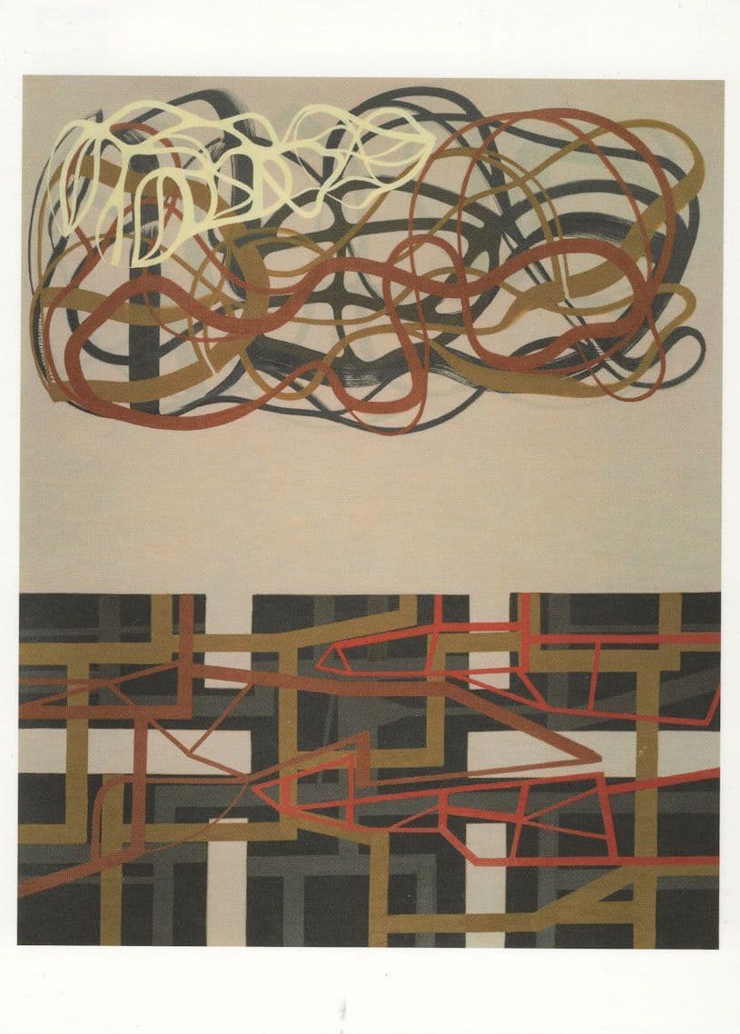 Maurice Cockrill Divided 84 London Gallery RA Painting Postcard