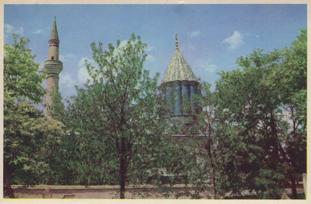 Mausoleum Mevlana Museum Konya Turkey Postcard