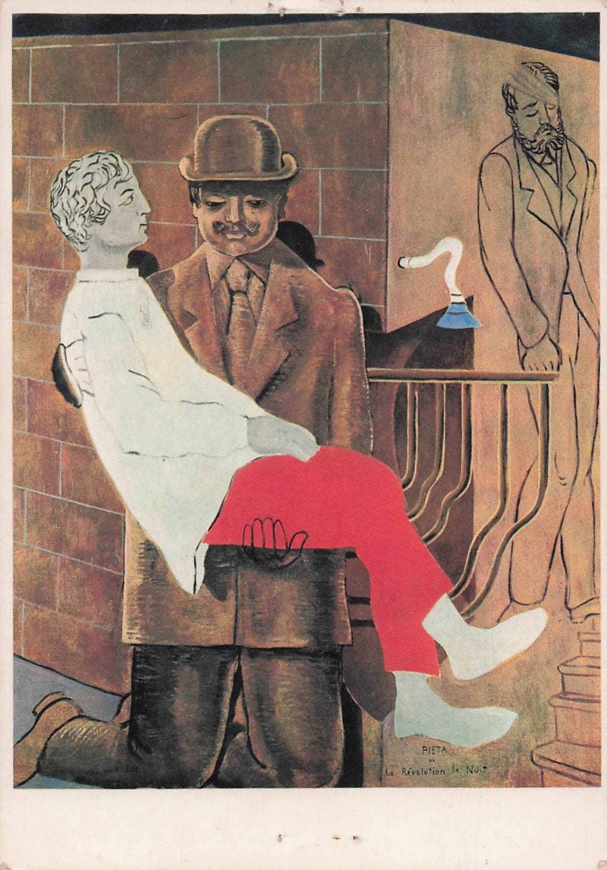 Max Ernst Pieta Ou La Revolution La Nuit Painting Postcard