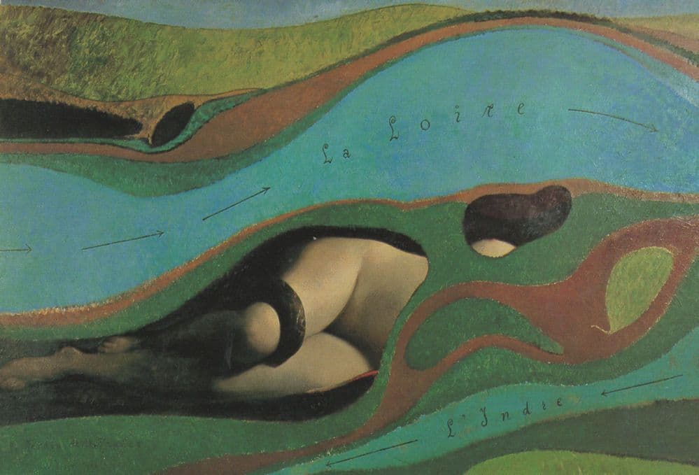 Max Ernst The Garden Of France Painting Postcard