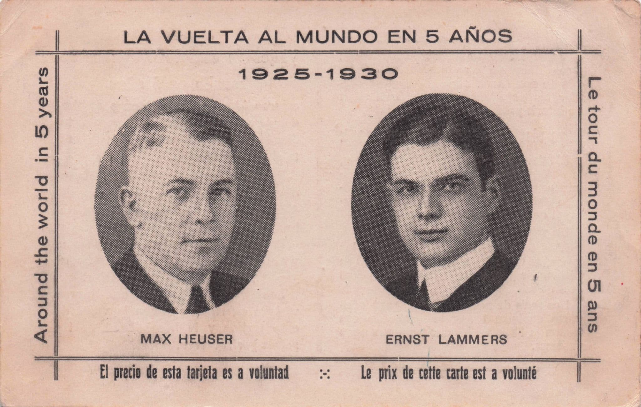 Max Heuser Ernst Lammers Leipzig German Classical Music Duo Photo Card