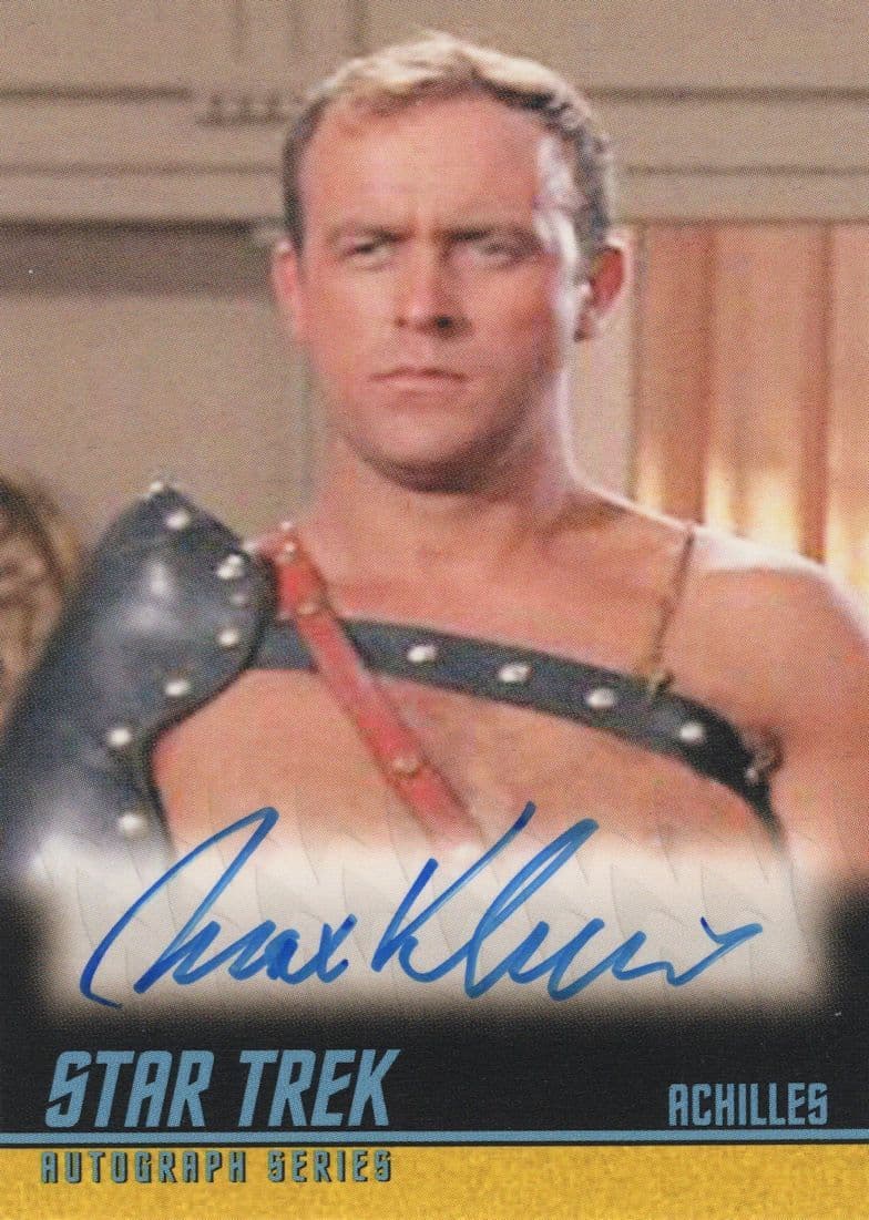 Max Kleven Star Trek The Original Series Hand Signed Photo Card