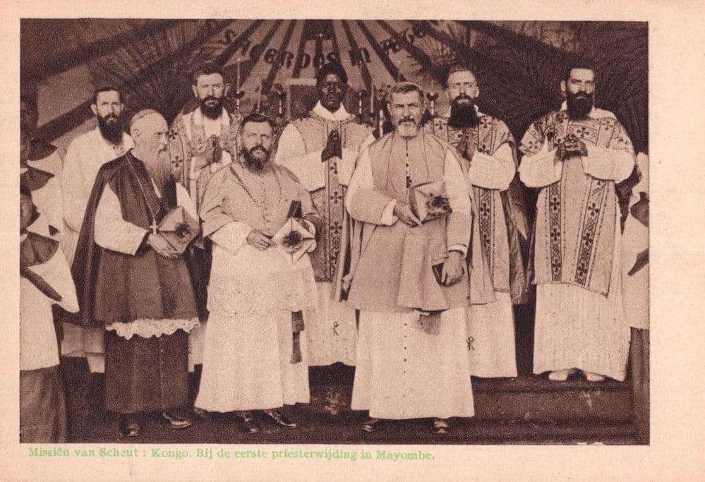 Mayombe Kongo African Mission Religious Antique Postcard