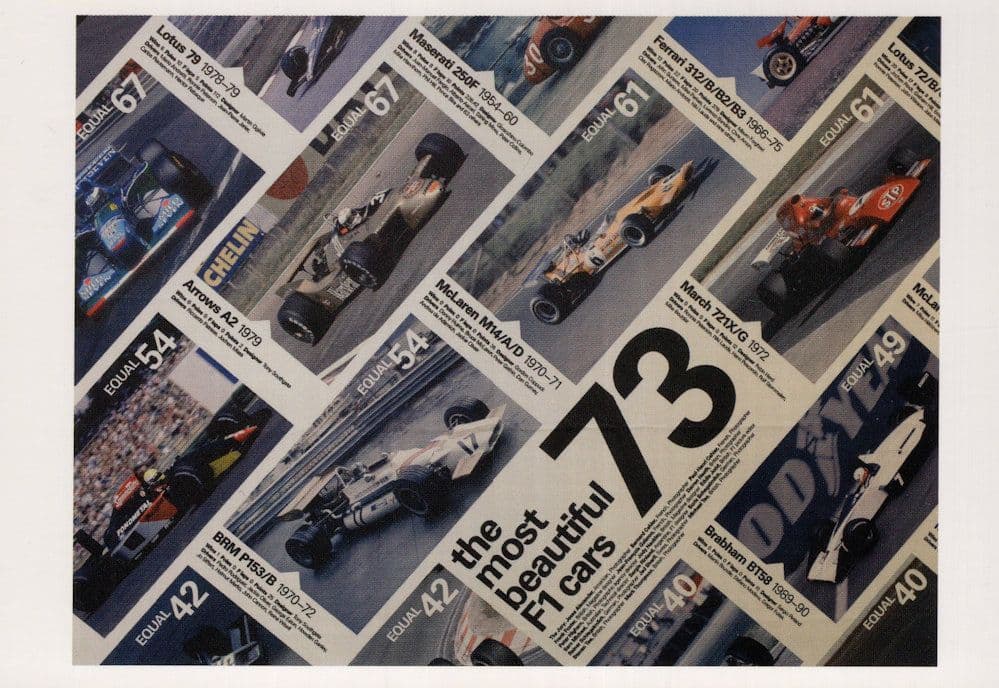 McLaren Arrows BRM Brabham 2006 Formula 1 London Exhibition Postcard