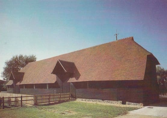 Medieval Farming 14th Century Farm Barn Widdington Essex Postcard