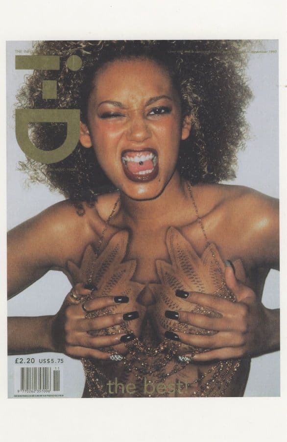 Mel B The Spice Girls 1997 Magazine Covergirl Photo Postcard