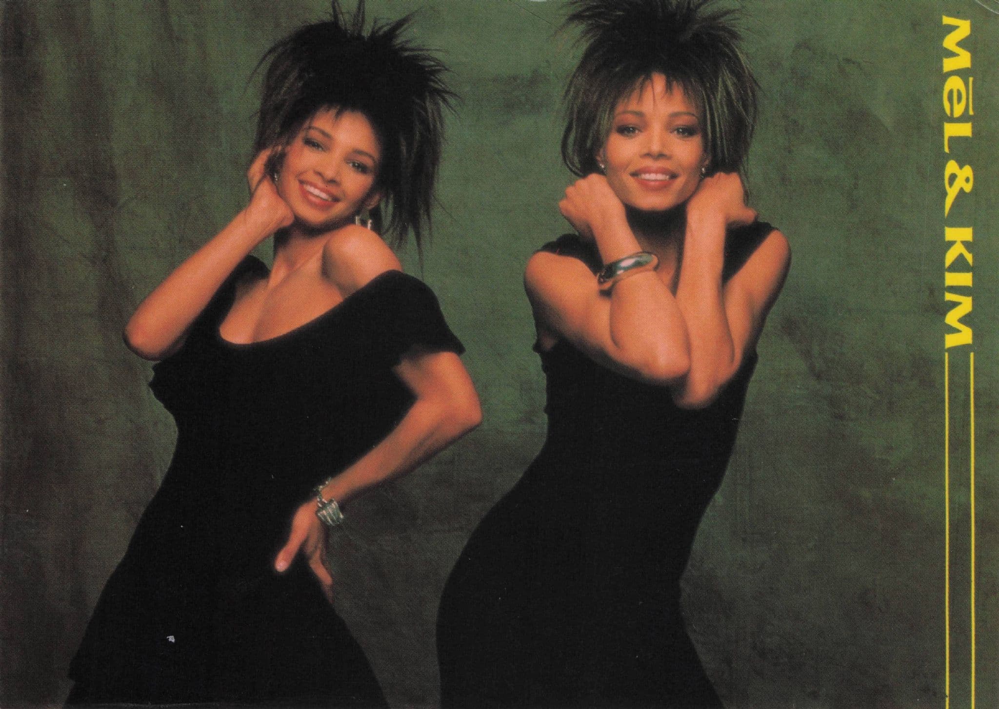 Mel & Kim Respectable Dance Music Pop Duo RARE Reflex Postcard