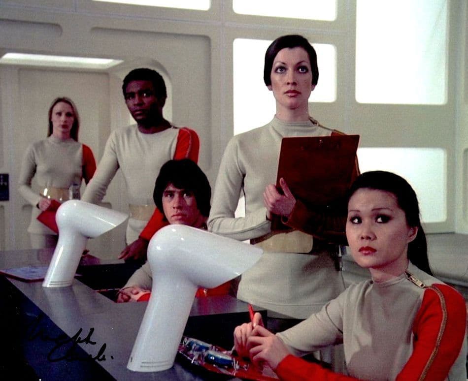 Melita Clarke Space 1999 Large 10x8 Hand Signed Photo