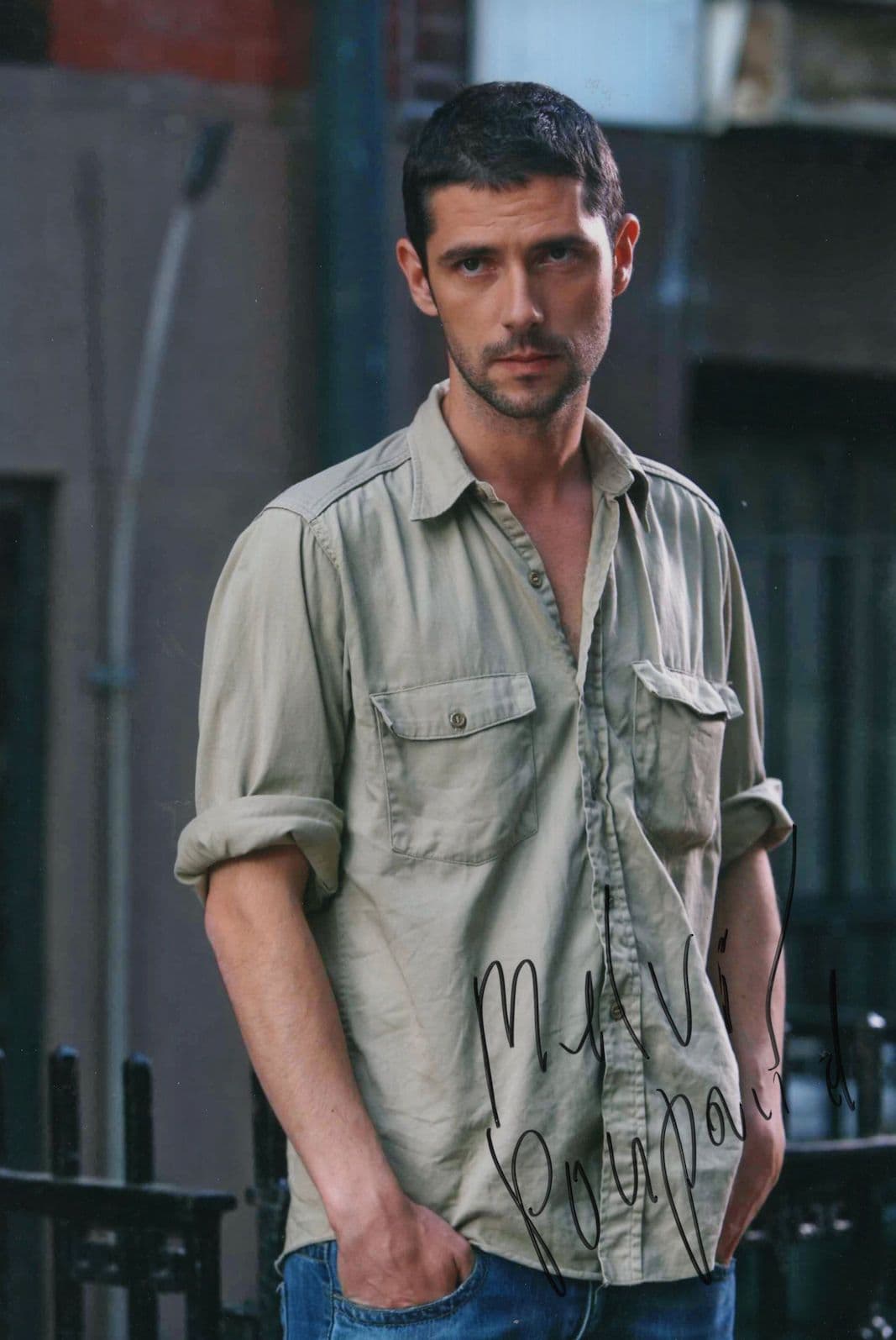 Melvil Poupaud French Actor Treasure Island 12x8 Hand Signed Photo