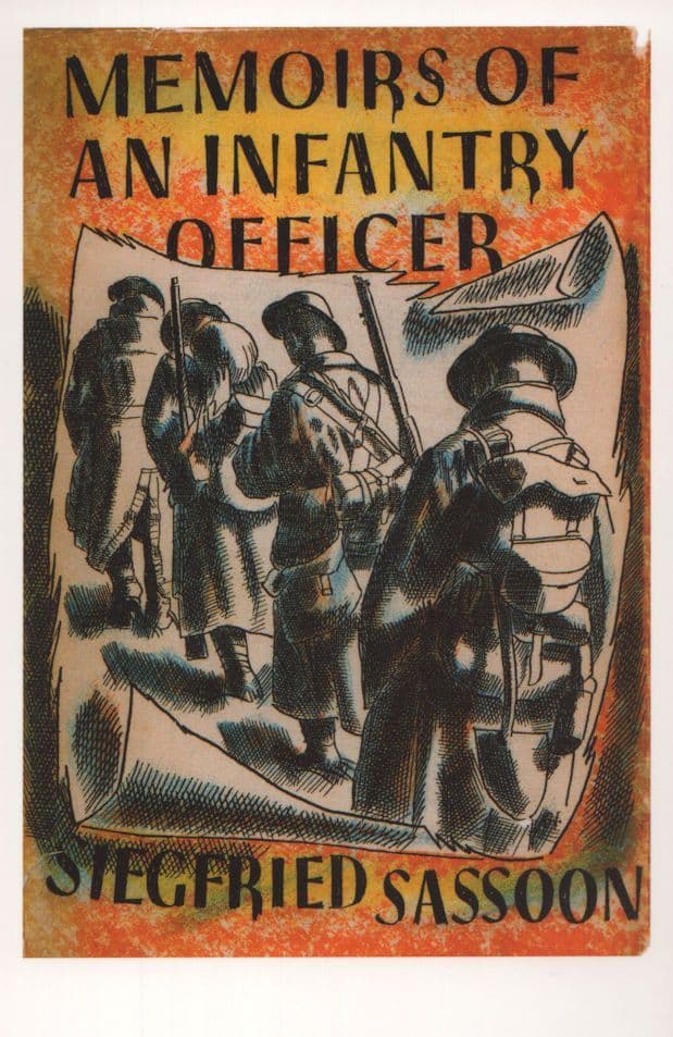 Memoirs Of An Infantry Officer Siegfried Sassoon 1931 Book Postcard