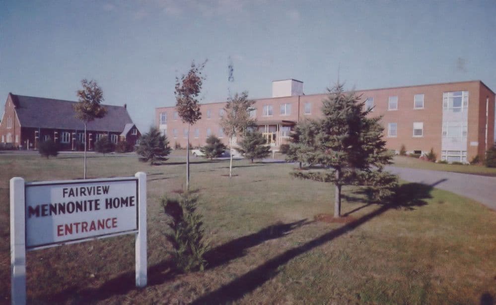 Mennonite House Fairview Entrance USA 1970s Postcard